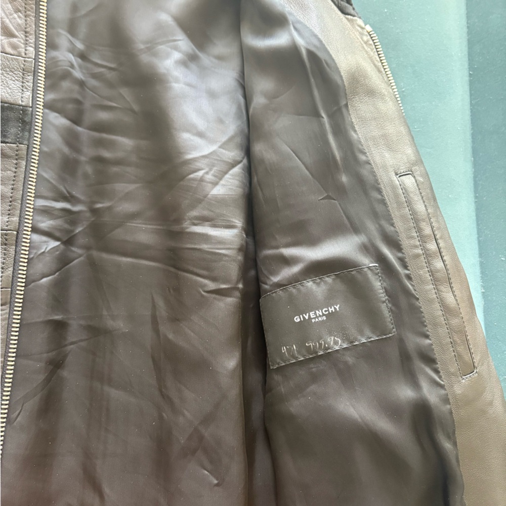 Givenchy Two-Tone Leather Jacket - image 2